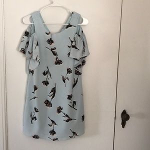 FLORAL COLD SHOULDER DRESS